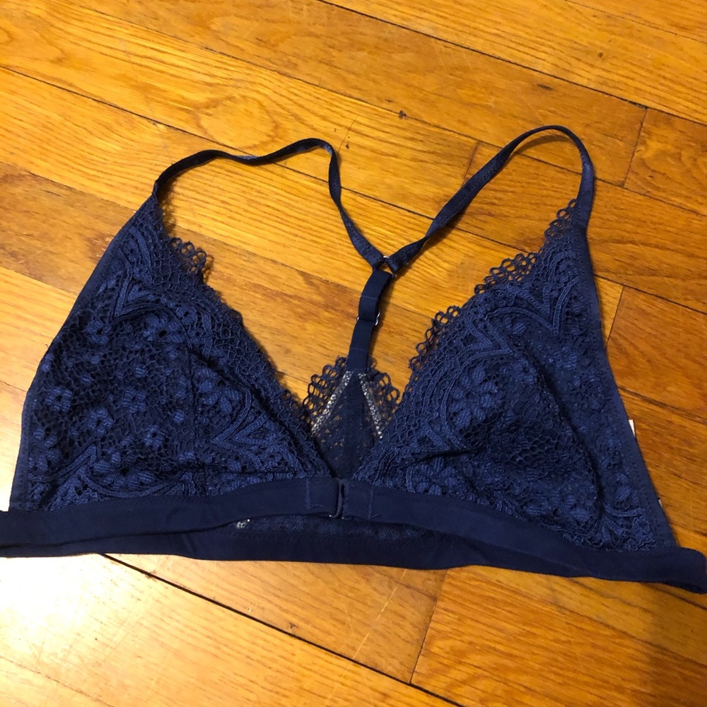 Blue bralette